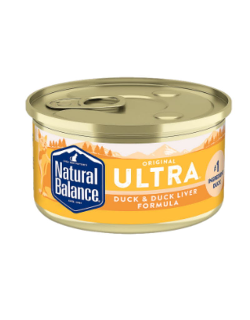 Natural Balance Natural Balance Original Ultra Duck and Duck Liver Cat 24 / 3 oz (DiscoBK)