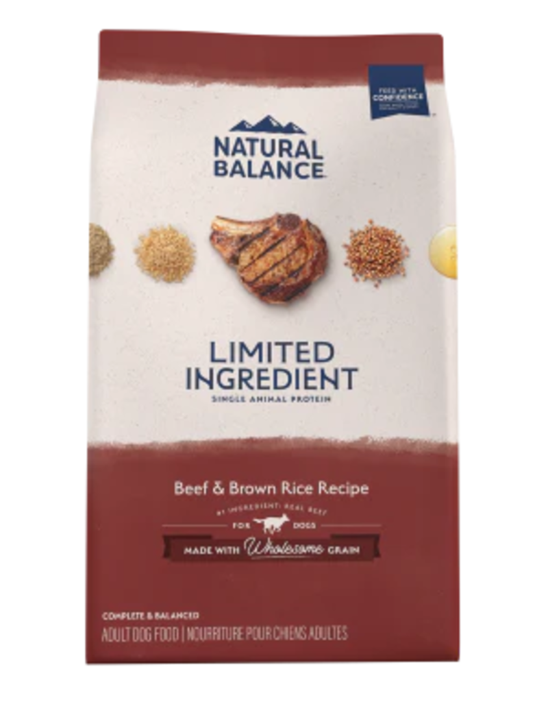Natural Balance Natural Balance LID Beef and Rice Formula Dog Food 6 / 4 lb