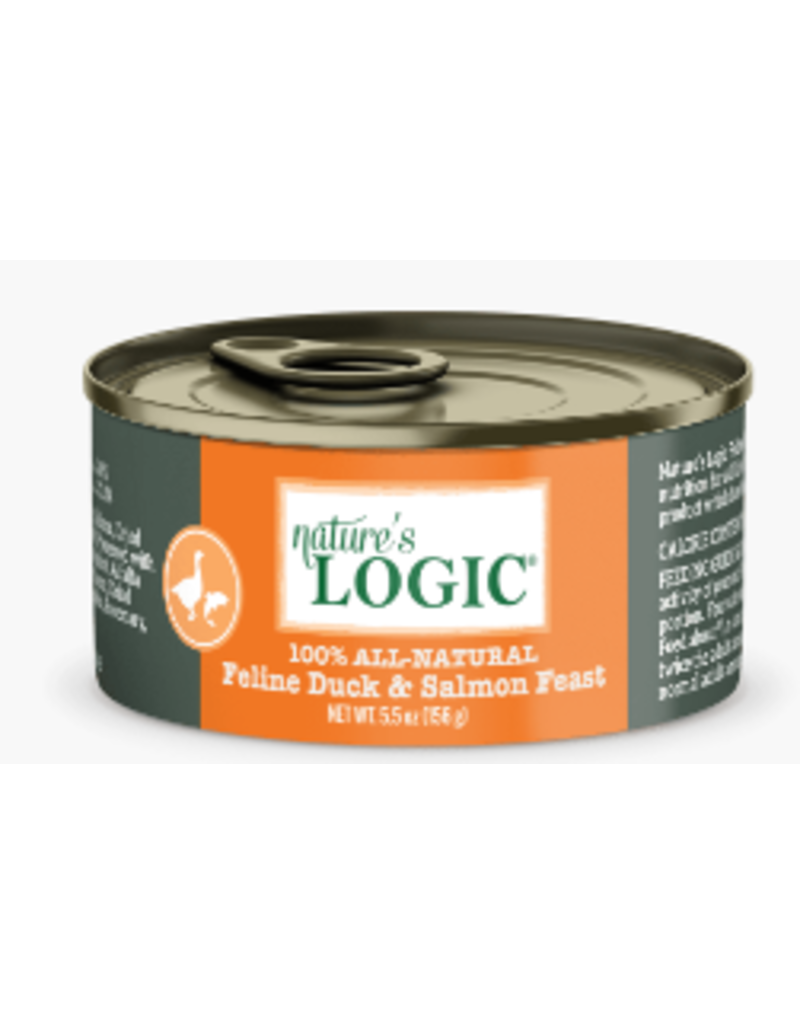 Nature's Logic NATURE'S LOGIC CAT GRAIN FREE DUCK SALMON 5.5OZ