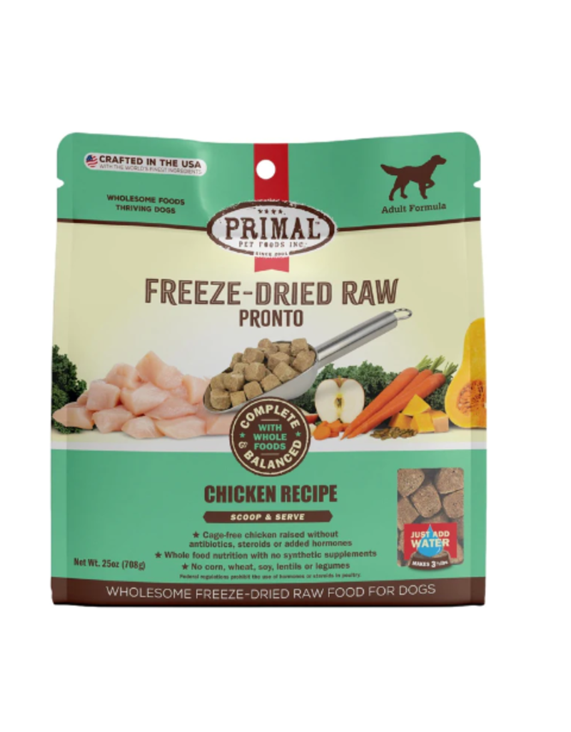 Primal Primal Freeze Dried Raw Pronto Chicken Recipe Dog Food 25oz