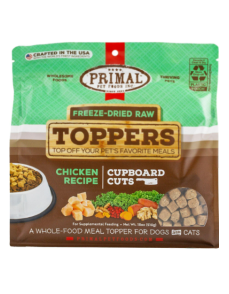 Primal Primal Freeze Dried Raw Chicken Recipe Toppers For Dogs 18oz