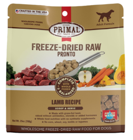 Primal Primal Freeze Dried Raw Pronto Lamb Recipe Dog Food 25oz