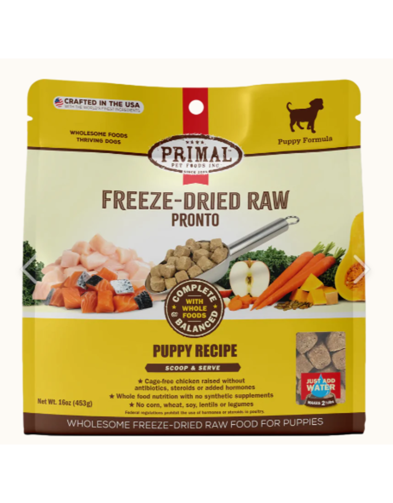 Primal Primal Freeze Dried Raw Pronto Chicken & Salmon Puppy Food 16oz