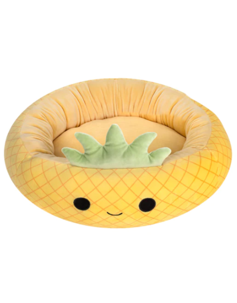 Squishmallows Squishmallows Maui the Pineapple Plush Bolster Pet Bed Yellow 30"