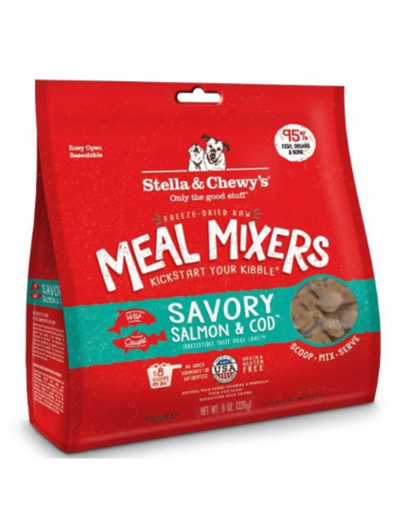 Stella & Chewy's Stella & Chewy's Freeze Dried Raw Savory Salmon & Cod Meal Mixers For Dogs 9oz