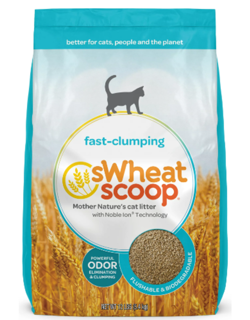 sWheat Scoop sWheat Scoop Fast Clumping Wheat-Based Cat Litter 12LB