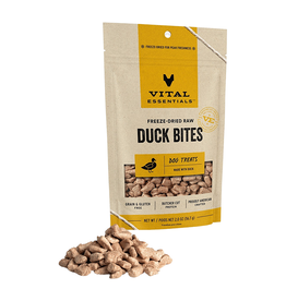 Vital Essentials Vital Essentials Freeze-Dried Duck Bites Dog Treats 2oz