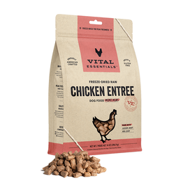 Vital Essentials Vital Essentials Freeze-Dried Chicken Entree Dog Food 14OZ