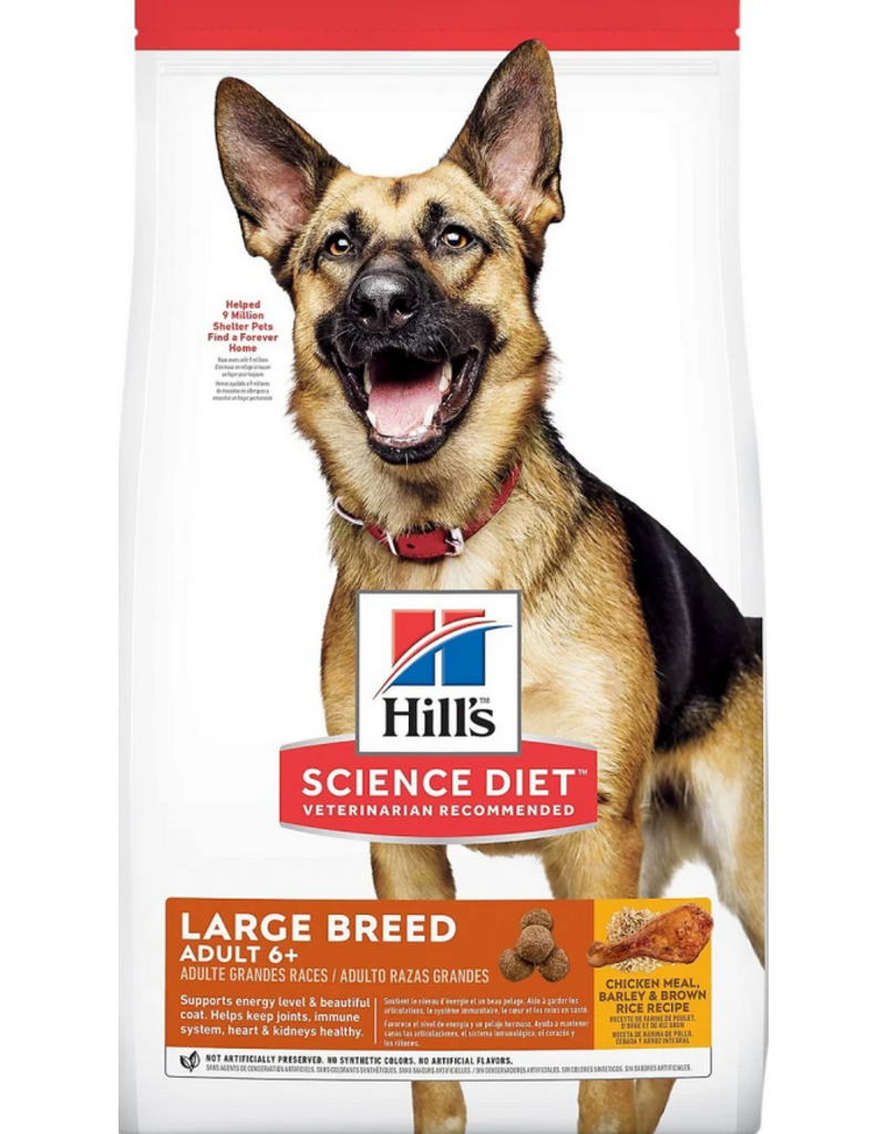 Hill's Science Hills Science Diet Large Breed Adult 6+ Chicken Meal & Barley 15lbs (603793)