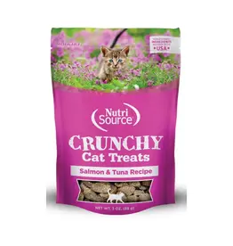 Nutrisource NutriSource Salmon & Tuna Crunchy Cat Treats 3oz