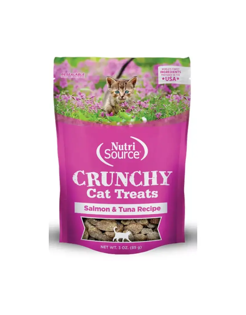 Nutrisource NutriSource Salmon & Tuna Crunchy Cat Treats 3oz