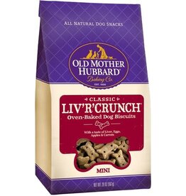 Old Mother Hubbard Old Mother Hubbard Extra Tasty Mini Liv'R'Crunch Biscuit 6/20 oz Case