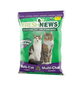 Fresh News Fresh News Multi-Cat Scented Paper Cat Litter 25 lb