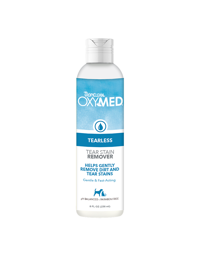 TropiClean Tropiclean Oxy-Med Tear Stain Remover Tearless for Pets 8oz