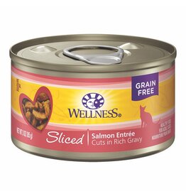 Wellness Wellness Complete Health Sliced Salmon Entree Canned Cat Food 3oz