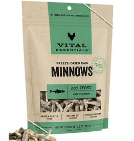 Vital Essentials VITAL ESSENTIALS DOG FREEZE-DRIED TREAT MINNOWS 2.5OZ