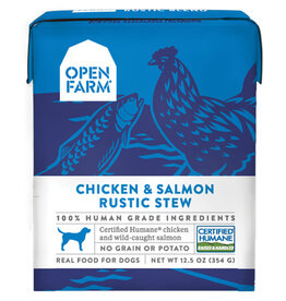 Open Farm Open Farm Certified Humane Chicken & Salmon Rustic Stew for Dogs 12.5 oz