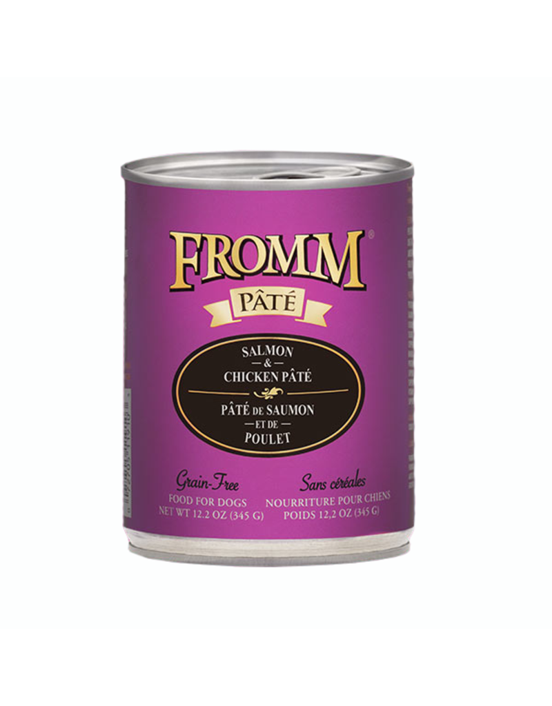 Fromm Fromm Family Grain Free Salmon & Chicken Pate Canned Dog Food 12.2oz