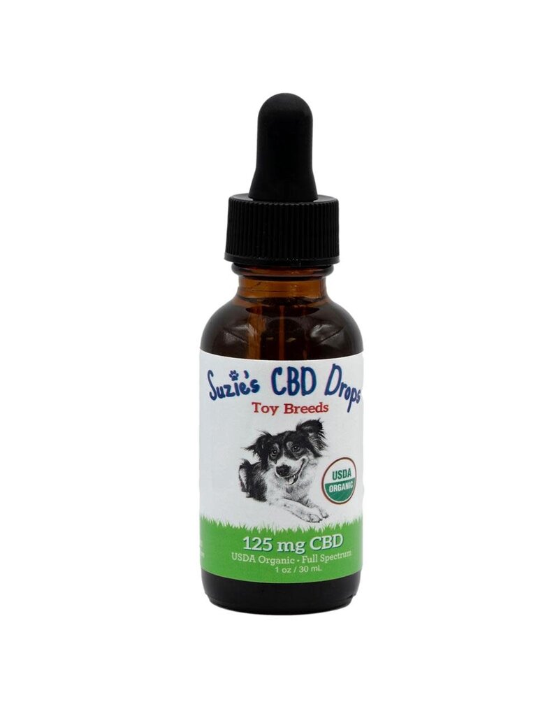 Suzie's CBD Suzie's CBD Drops For Toy Breed Dogs 125mg