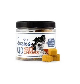Suzie's CBD Suzie's CBD Chicken & Tumeric Soft Chews For Dogs 2mg 45 Count