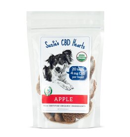 Suzie's CBD Suzie's CBD Hearts Apple Recipe For Dogs 4mg 20 Count