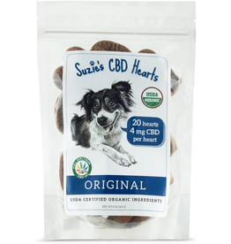 Suzie's CBD Suzie's CBD Hearts Original Recipe For Dogs 4mg 20 Count