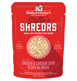 Stella & Chewy's Stella & Chewy's Chicken & Chicken Liver Shredrs Dog Food 2.8oz