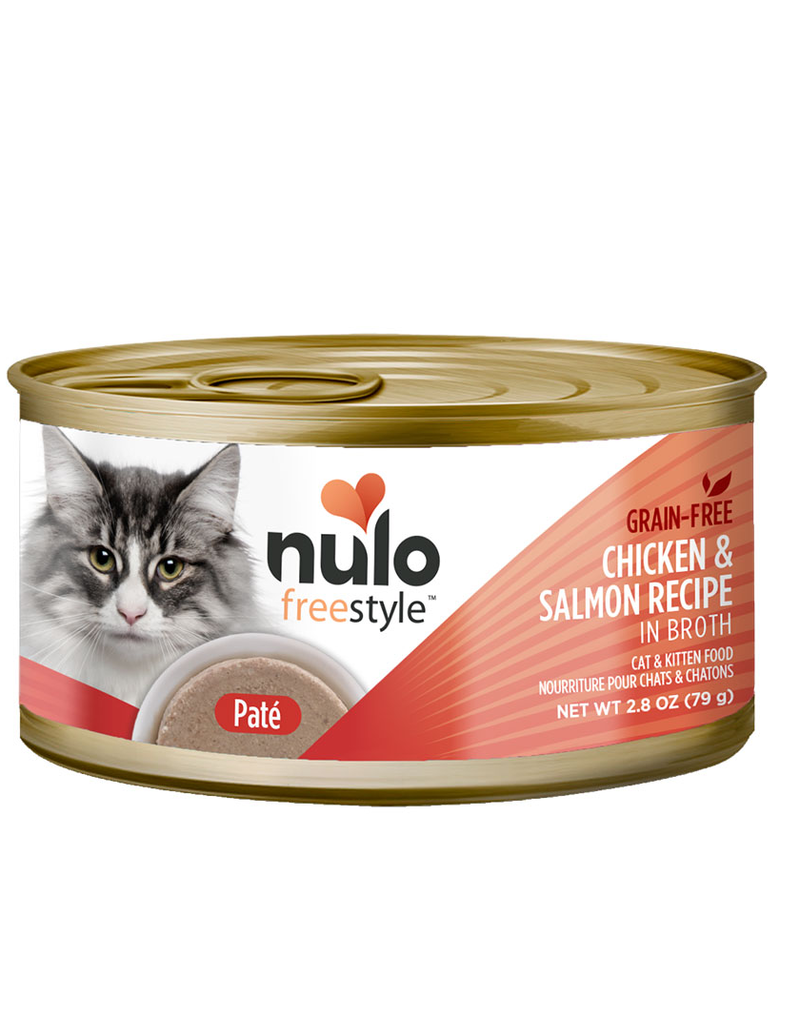 Nulo Nulo Freestyle Cat Pate Grain Free Chicken Salmon 2.8oz