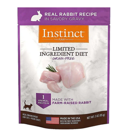 instinct Nature's Variety Instinct Lid Real Rabbit Pouches Cat 3 Oz