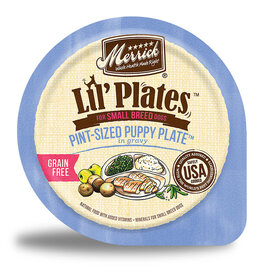 Merrick Merrick Lil' Plates Pint-Sized Puppy Plate Dog Food Small Breed Grain Free 3.5 oz