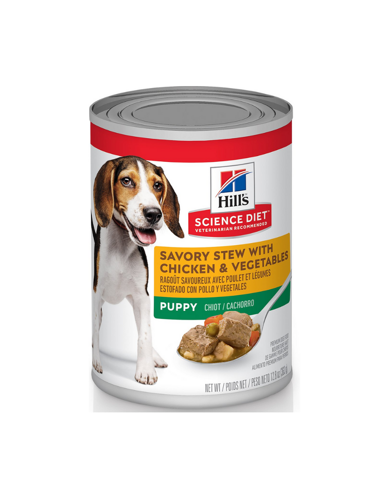 Hill's Science Hill's SD Puppy Savory Stew Chicken/Vegetables Can 12.8 oz (1428)