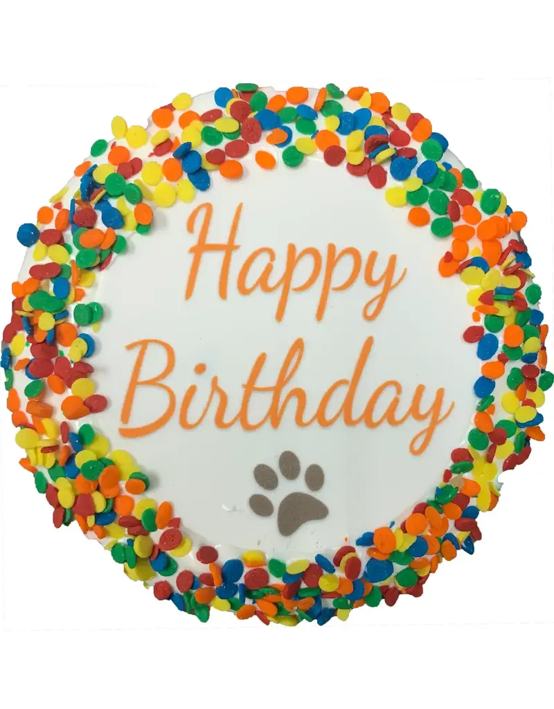 K9 Granola Factory K9 Granola Factory Donut Shop Happy Birthday Cake Dog