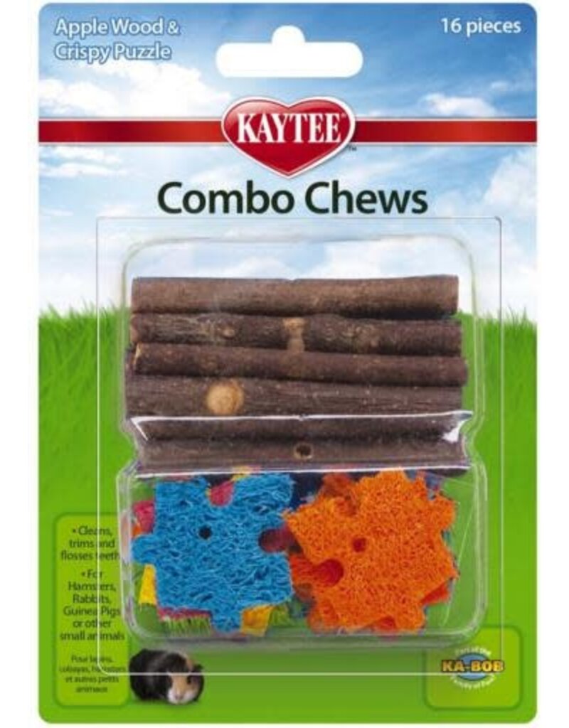 Kaytee Producions Inc Kaytee Super Pet Combos Apple Sticks & Crispy Puzzle