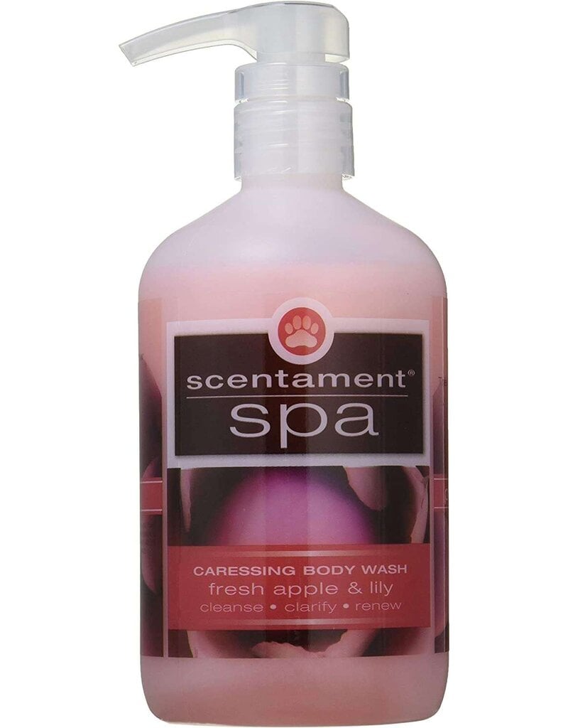 Scentament Spa Fresh Apple & Lily  Body Wash16 oz