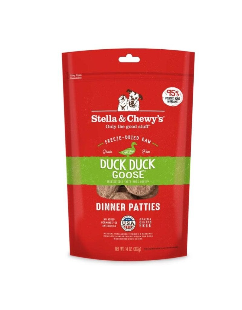 Stella & Chewy's Stella & Chewy's Freeze Dried Raw Duck Duck Goose Dinner Patties For Dogs 5.5oz