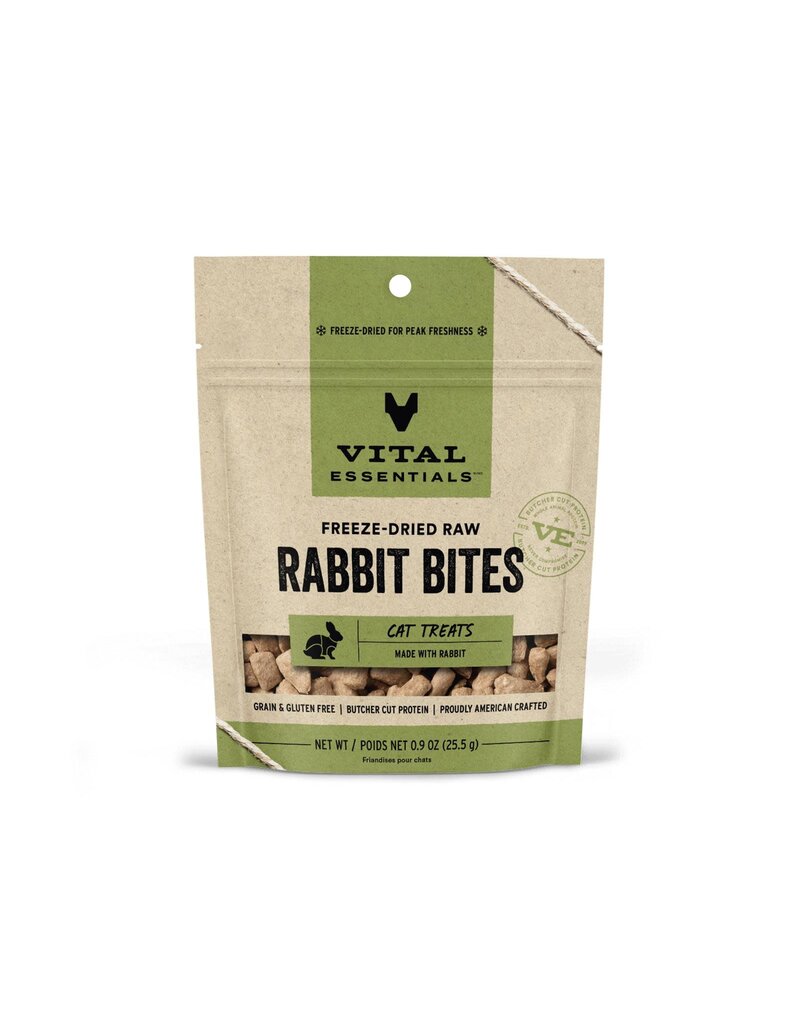 Vital Essentials Vital Essentials Freeze-Dried Rabbit Bites Cat Treats 16 / 0.9 oz