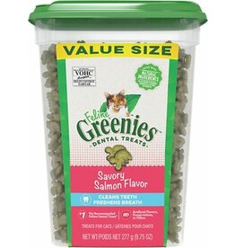 Greenies Greenies Feline Savory Salmon Flavor Adult Dental Cat Treats 9.75 oz