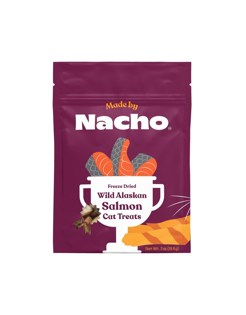 Nacho Made By Nacho Freeze Dried Wild Alaskan Salmon Cat Treats 12 / .7 oz