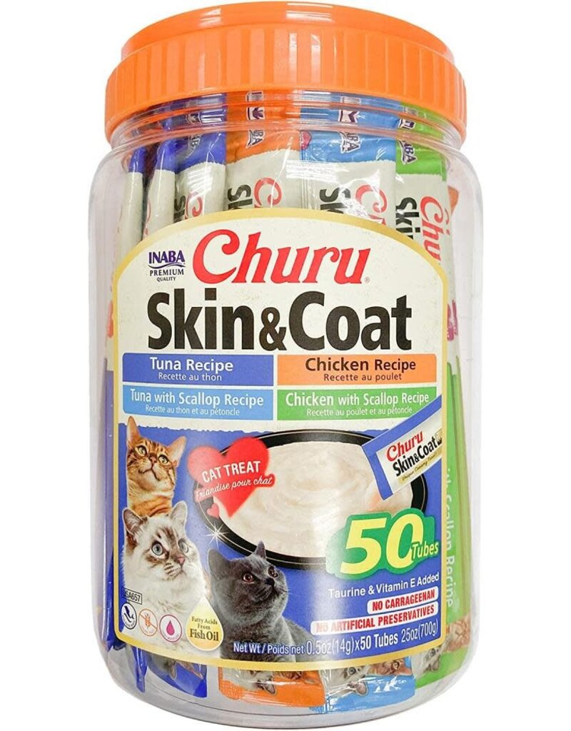 Inaba Inaba Cat Churu Skin & Coat 50 Tubes