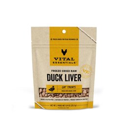 Vital Essentials Vital Essentials Freeze-Dried Duck Liver Cat Treats 0.9oz