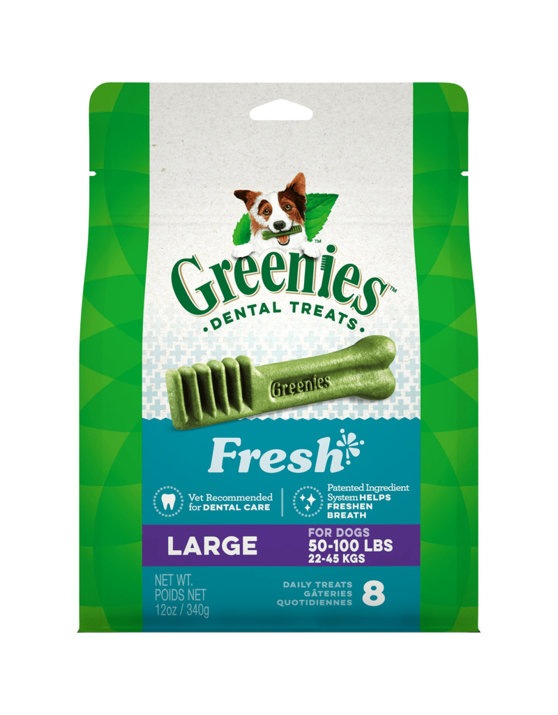 Greenies Greenies Fresh Large Dental Dog Treats  8 Pack 12 oz.