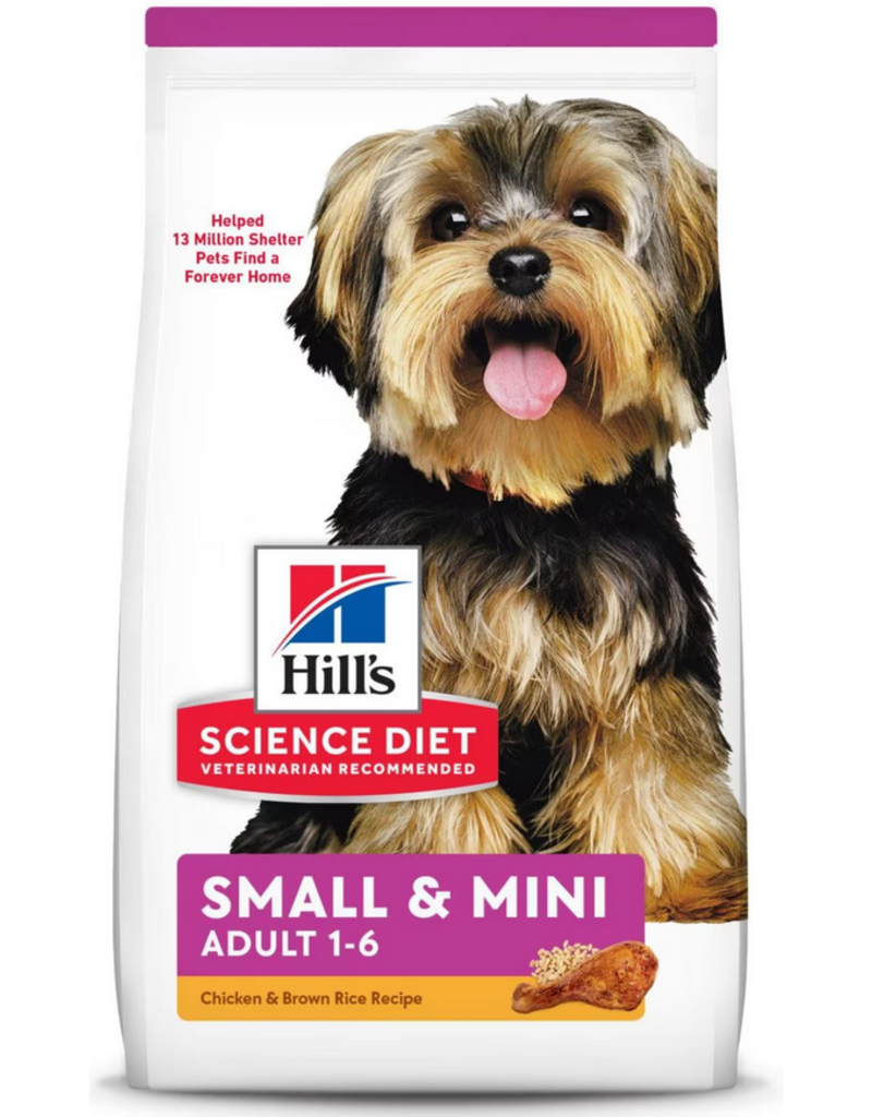 Hill's Science Hill's Science Diet Small & Mini Adult 1-6 Chicken & Brown Rice 4.5 lb (9096)