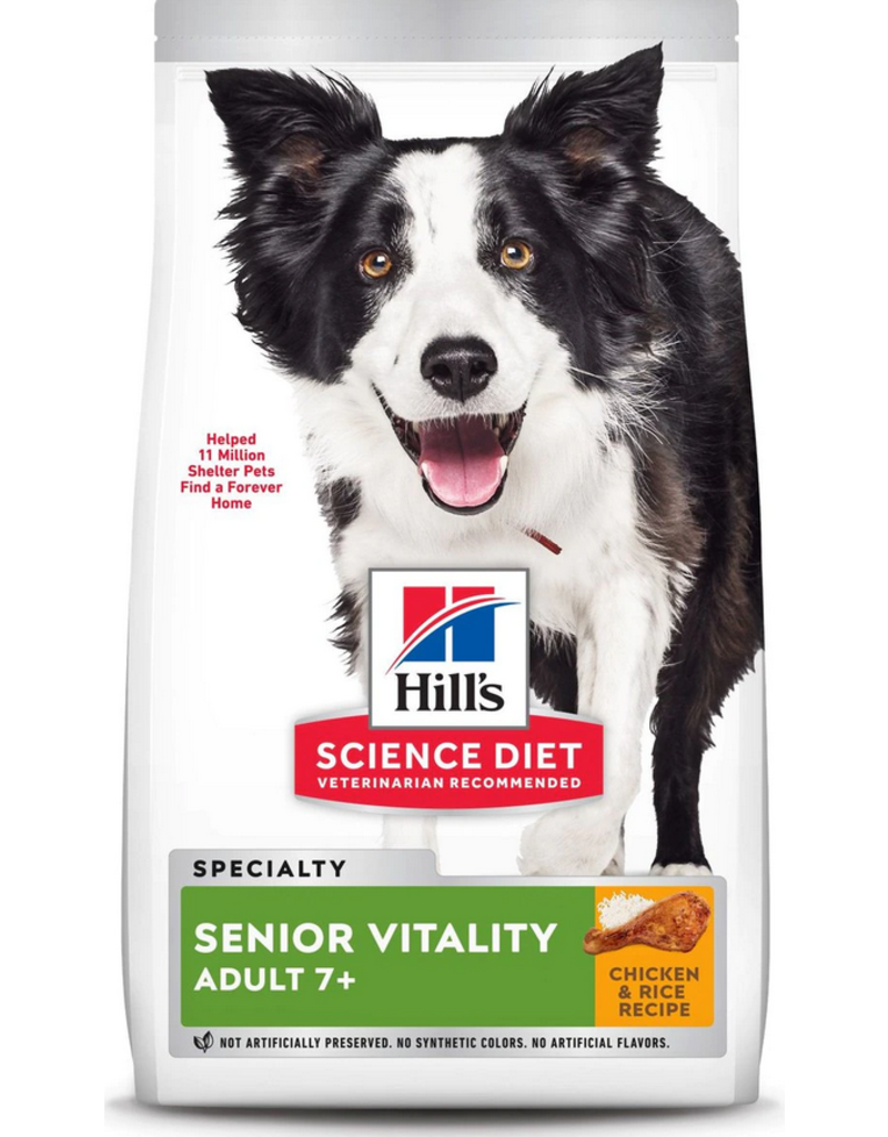 Hill's Science Hill's Science Diet Dog  Adult 7+ YV Chicken & Rice 3.5lb (10772)