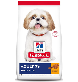 Hill's Science Hill's Science Diet Adult 7+ Small Bites Chicken & Rice Recipe Dry Dog Food 5LB (8159)