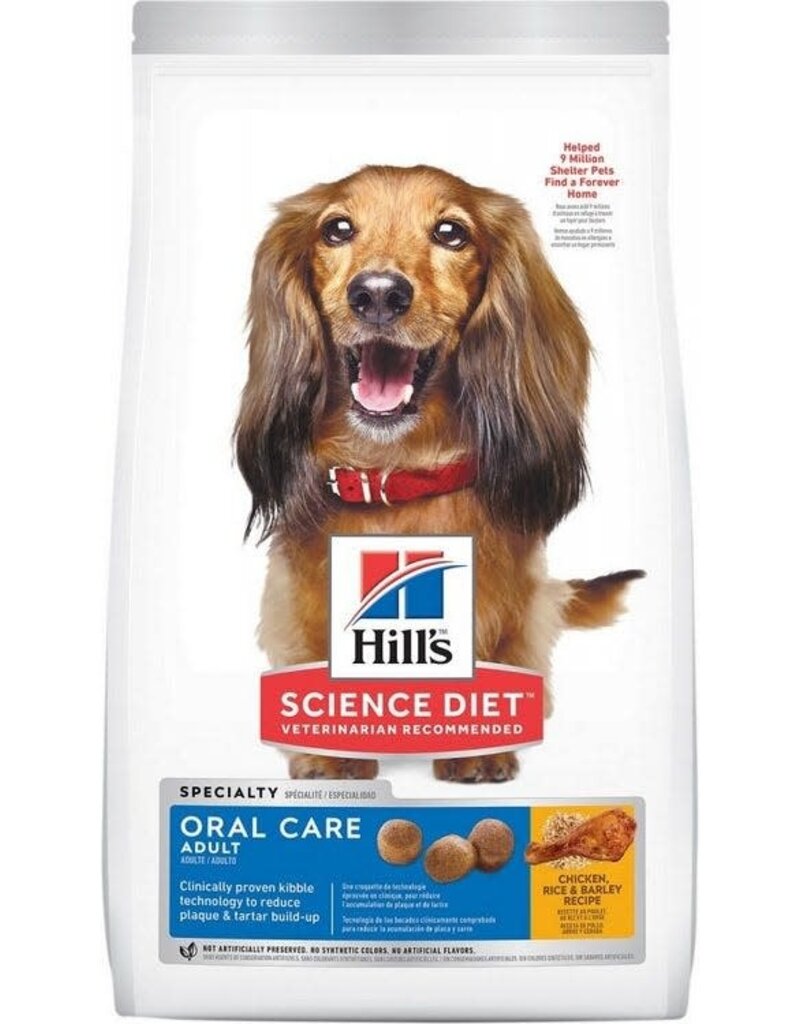 Hill's Science Hill's Science Diet Adult Oral Care Dry Dog Food 4 lbs (9281)