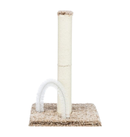 Trixie Pet Products TRIXIE Lola Scratching Post with Brush Cat Tree 24.4-in (Brown)