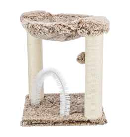 Trixie Pet Products TRIXIE Adra Cat Tree with Brush, Scratching Posts, Hammock & Toy