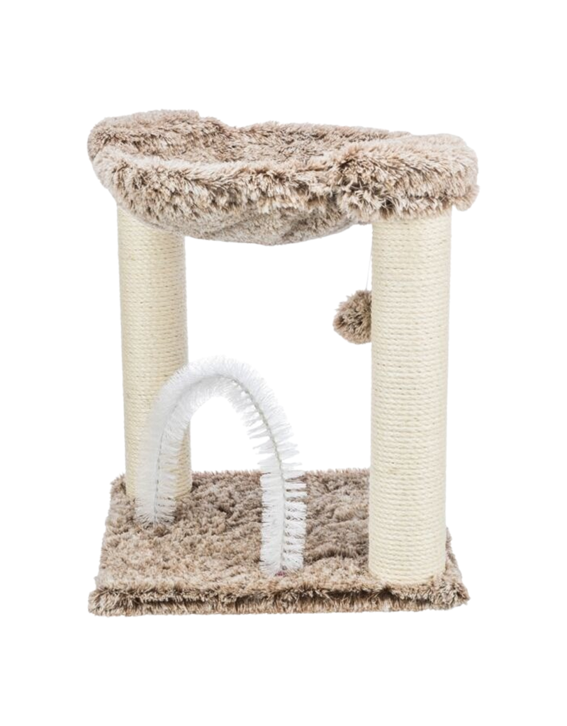 Trixie Pet Products TRIXIE Adra Cat Tree with Brush, Scratching Posts, Hammock & Toy