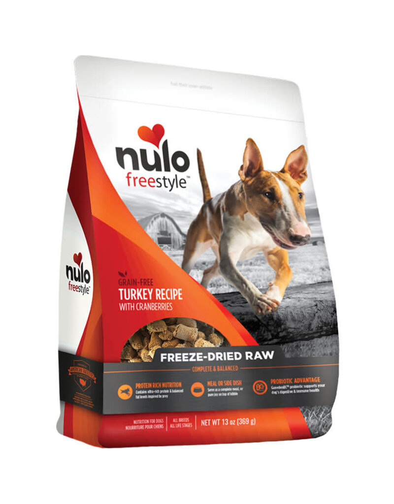 Nulo NULO DOG FREEZE-DRIED RAW GRAIN FREE TURKEY 13OZ