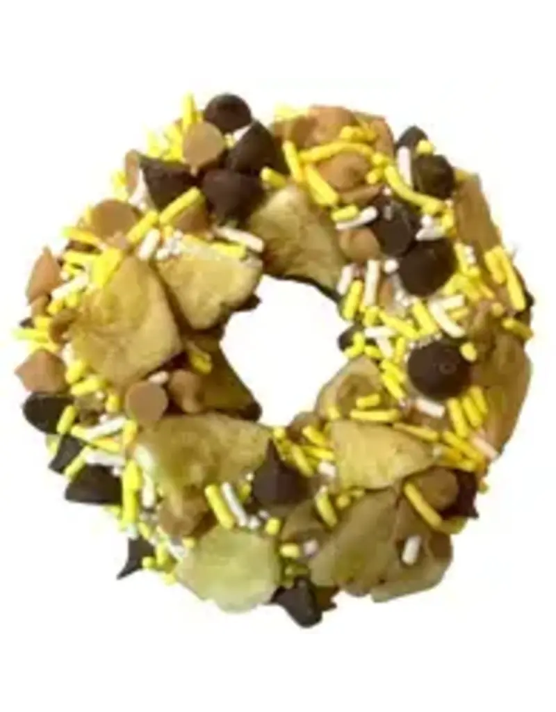 K9 Granola Factory K9 Granola Gourmet Donut, Chunky Monkey Gourmet Donut Dog Treat